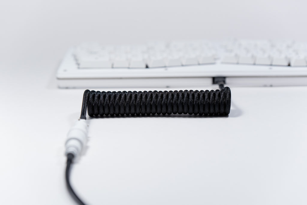 coiled mechanical keyboard cable aviator westm