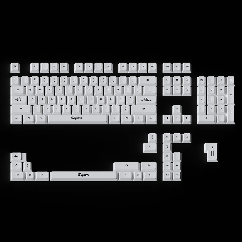 mechanical keyboard pbt keycaps cherry profile dye sub