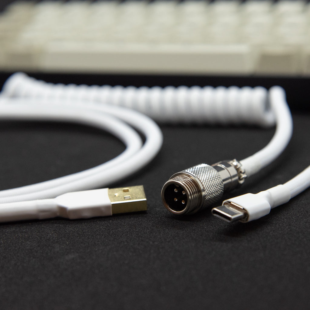 mechanical keyboard cable with aviator connector