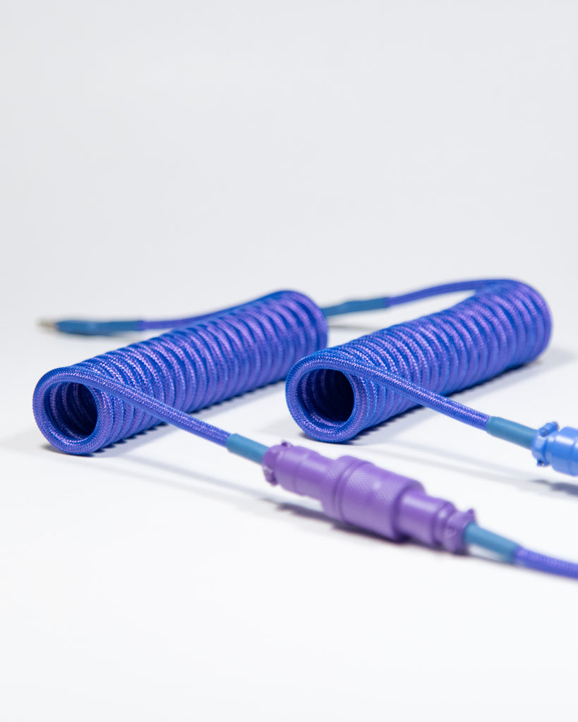 westm mechanical keyboard coiled detachable aviator cable