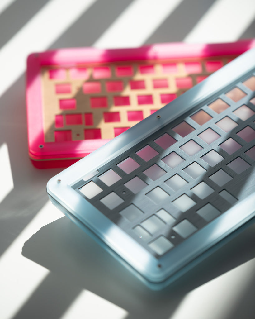 custom mechanical keyboard case with engraving