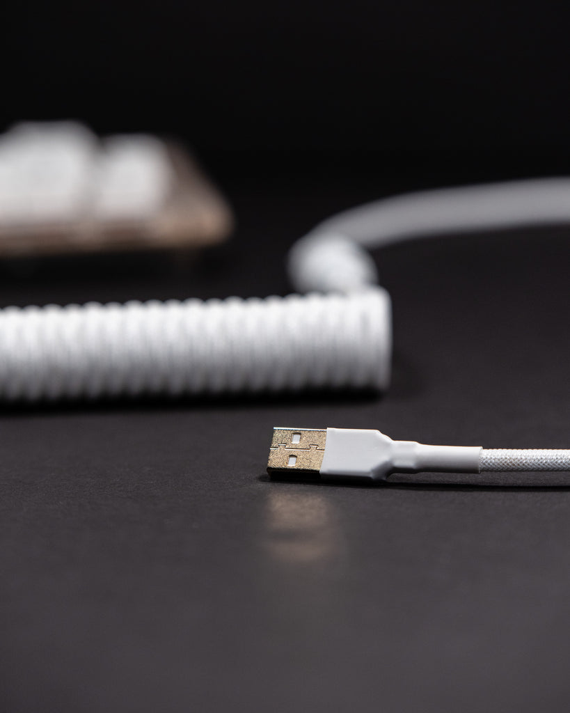 westm mechanical keyboard coiled detachable aviator cable