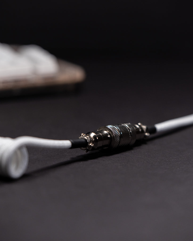 westm mechanical keyboard coiled detachable aviator cable