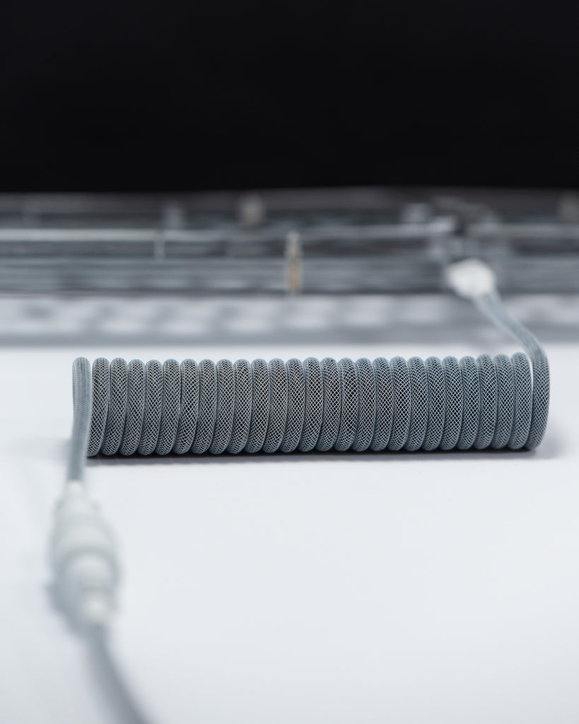 westm mechanical keyboard coiled detachable aviator cable