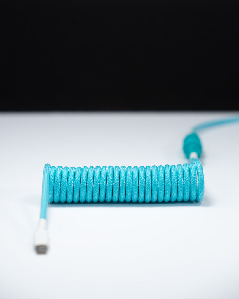 westm mechanical keyboard coiled detachable aviator cable