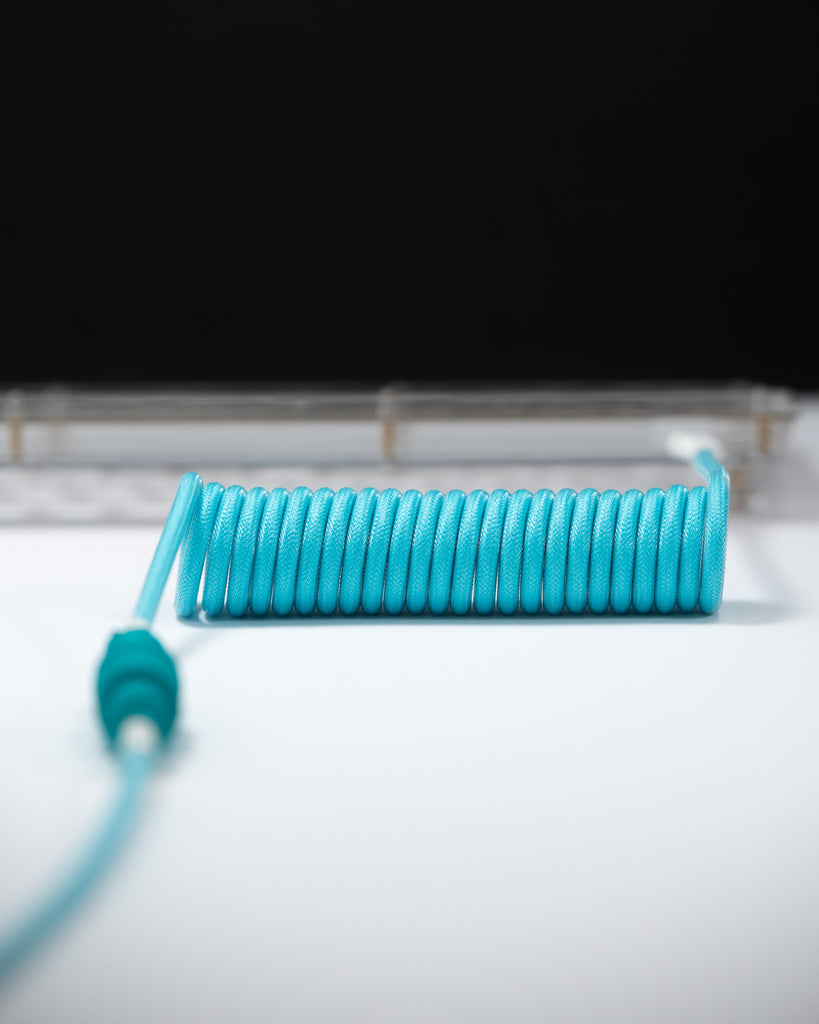 westm mechanical keyboard coiled detachable aviator cable