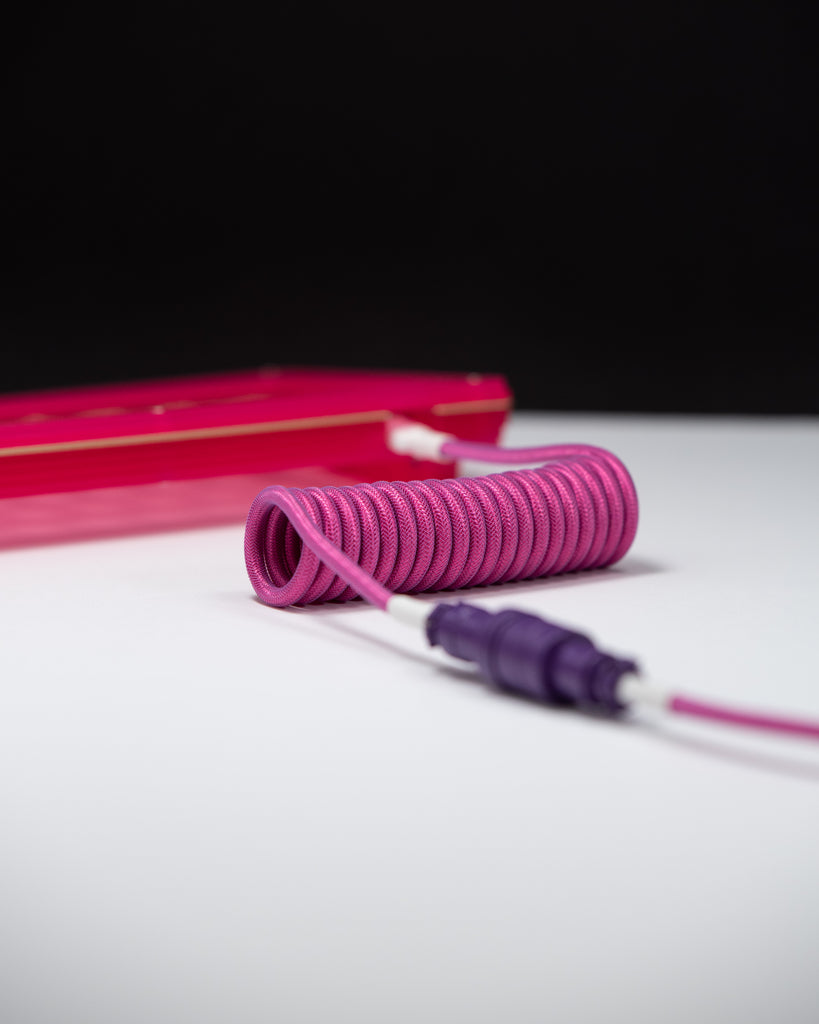 westm mechanical keyboard coiled detachable aviator cable