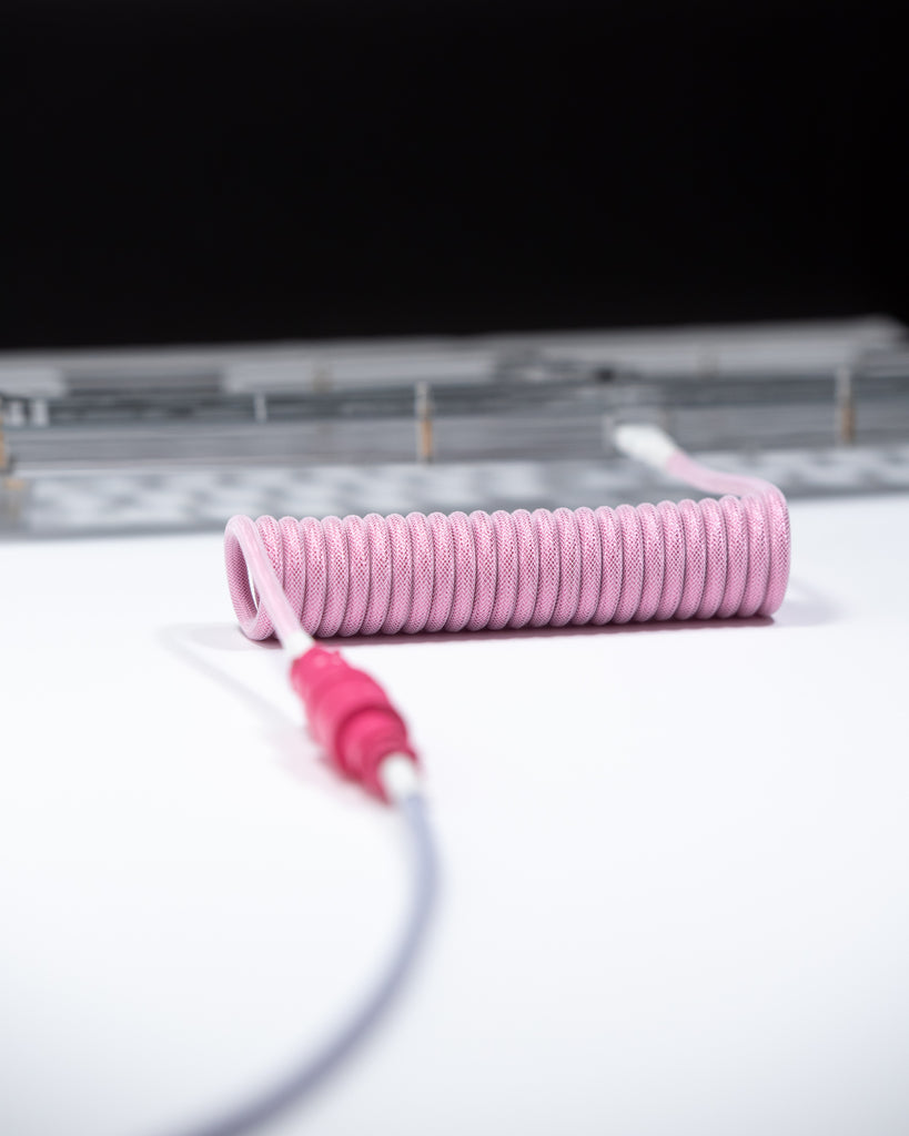 westm mechanical keyboard coiled detachable aviator cable